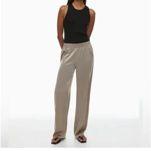 Aritzia Babaton Satin Wide Leg Pants
